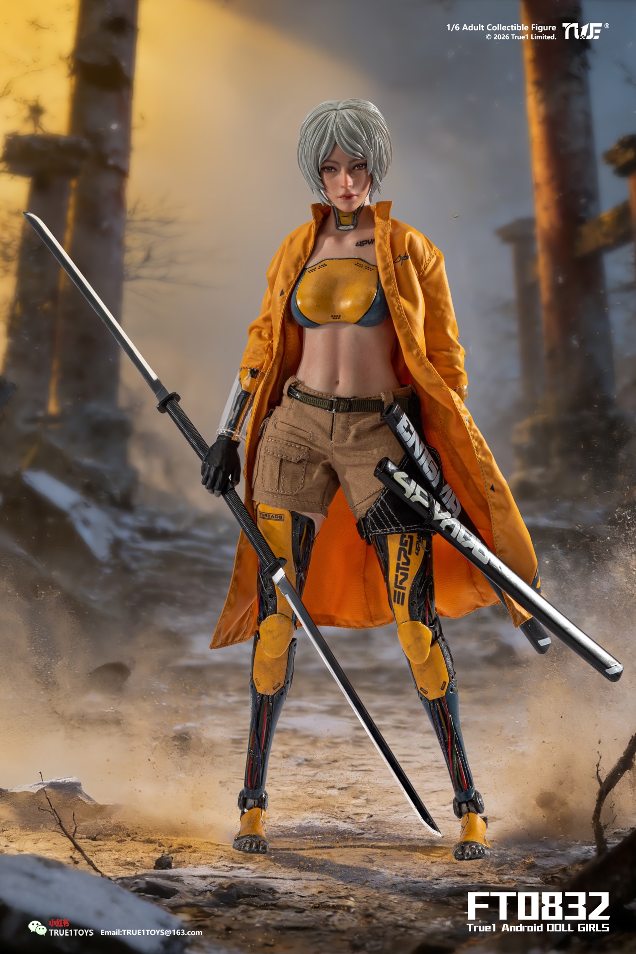 True1Toys FT0832 Android Bill 1/6 Scale Action Figure